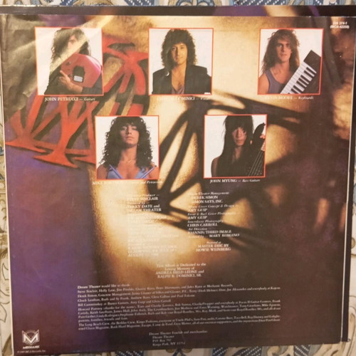 Dream Theater When Dream And Day Unite 1989 vinyl record like new