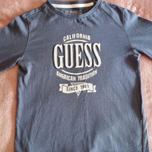 Guess long-sleeve shirt like new, size 4 years, turquoise