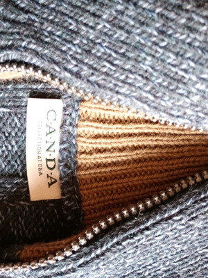 C&A sweater XXL like new, gray and blue
