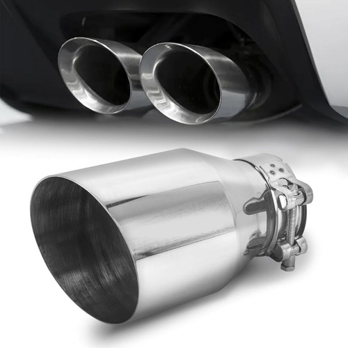 Krtopo AT424 chrome exhaust tip 63mm to 102mm