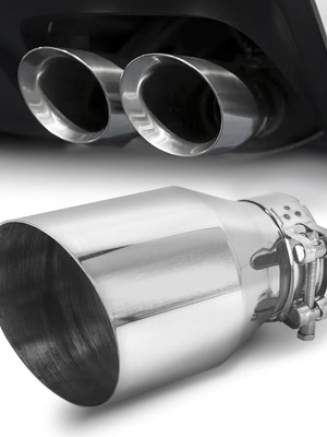 Krtopo AT424 chrome exhaust tip 63mm to 102mm