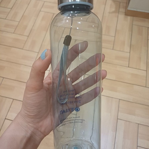 Water bottle new, Tritan with metal cap and EYDAP logo