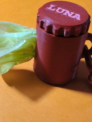 Dog poop bag holder like new