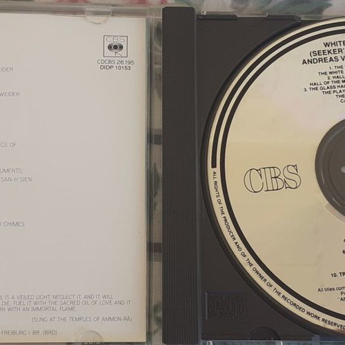 Andreas Vollenweider White Winds CD used, electronic
