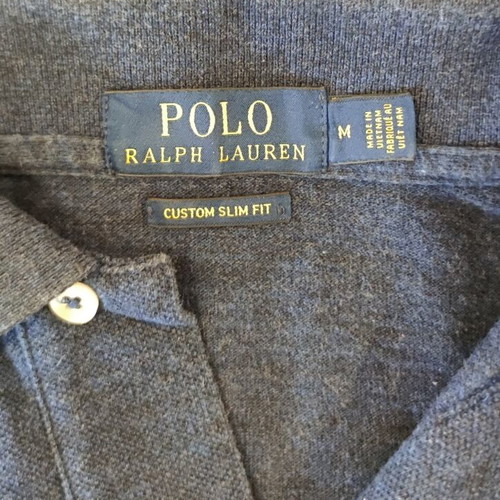 Polo Ralph Lauren Medium Custom Slim Fit Shirt like new, blue