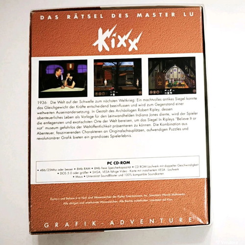 PC Riddle of Master Lu Big Box like new, adventure game