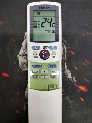 Haier air conditioner remote control like new