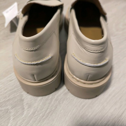 Geox Respira women's leather Bleyze beige moccasins new