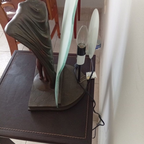Decorative lamp with leather table new