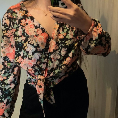 Bershka shirt size L suitable for smaller sizes
