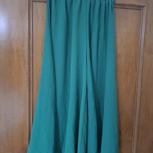 Women's zip culottes green one size new