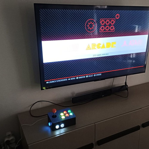 Retro Arcade Console with LED Buttons new