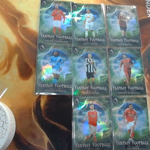 Topps Merlin Premier League Fantasy Football Insert Lot 8 Cards like new