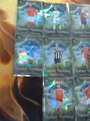 Topps Merlin Premier League Fantasy Football Insert Lot 8 Cards like new