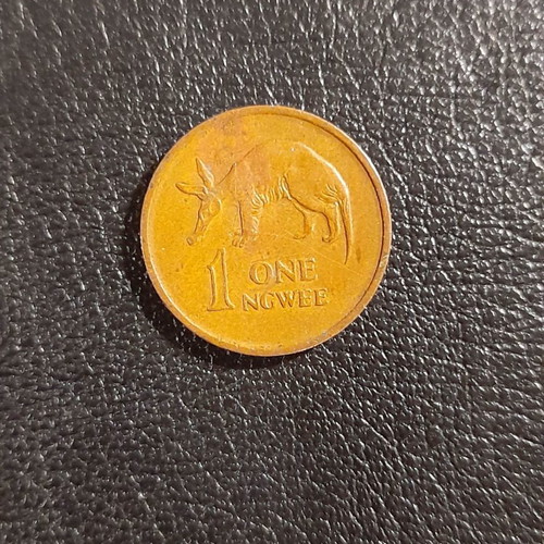 Zambia 1 Ngwee coin 1969 used