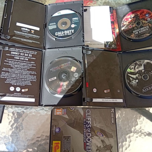 PC DVD-ROM 5 games for PC like new plus 1 PS2 game gift with 3 Nick Cave & The Bad Seeds CDs