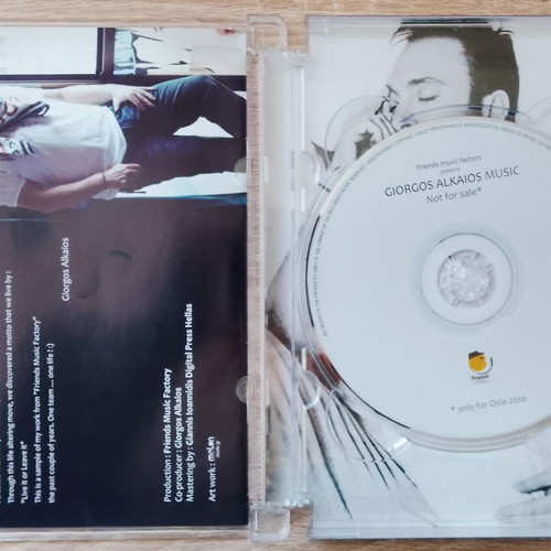 Eurovision 2010 Oslo Giorgos Alkaios CD and scarf like new