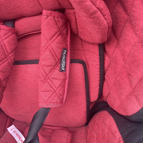 4Baby Aspen Car Seat used, Chilli Pepper Red, 9-36 kg