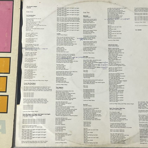 The Human League Hysteria 1984 LP vinyl used