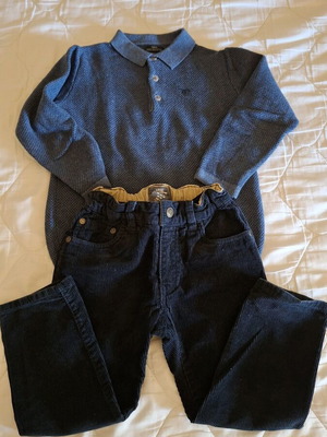 Next and H&M boys' set 2-3 years like new, blue