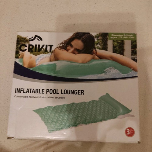 Inflatable pool lounger new dimensions 1.75x80x17cm