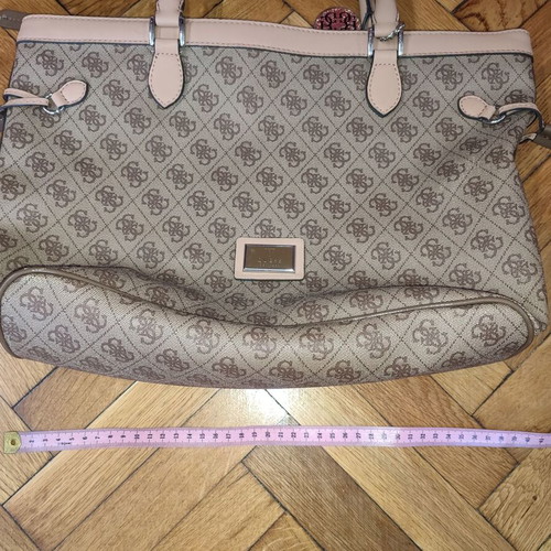 Guess shoulder bag original, used, beige and brown