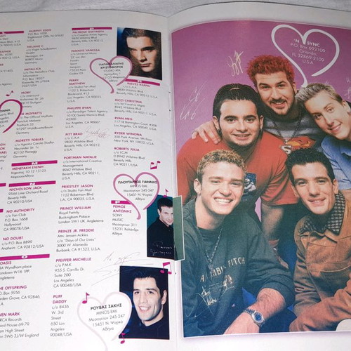 Katerina magazine insert new with autographed photos and addresses