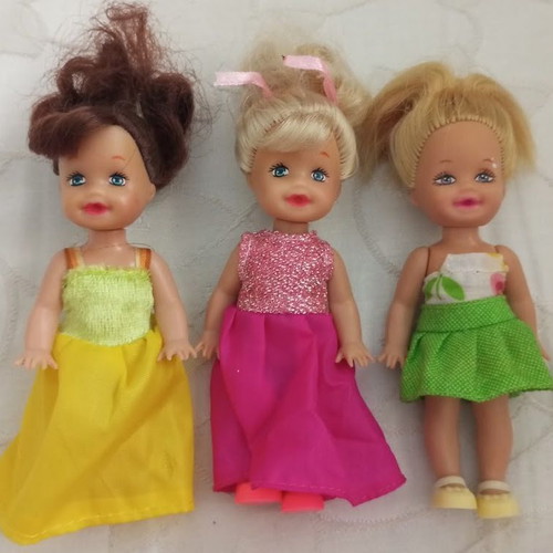 Barbie Kelly dolls like new, set of small dolls 12 cm