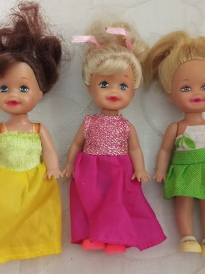 Barbie Kelly dolls like new, set of small dolls 12 cm