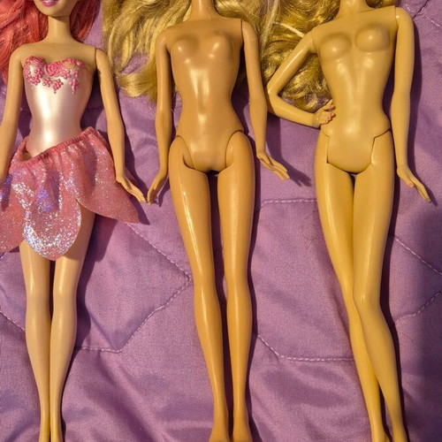 Barbie dolls used, various prices