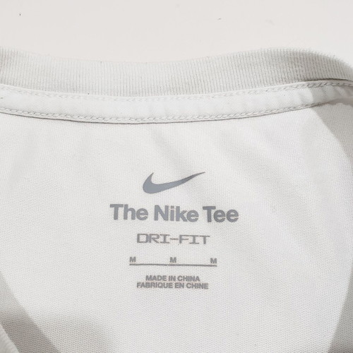 Nike FZ8038 Dri-Fit Camo men's cotton T-shirt, size M, white