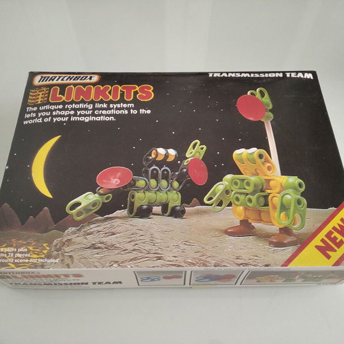 Matchbox Linkits 1985 Transmission Team new, toy box