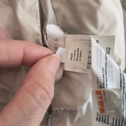 Women's reversible jacket like new, gray and beige