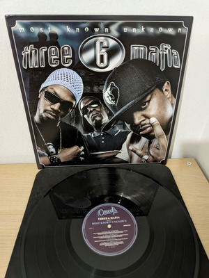Three 6 Mafia Most Known Unknown 2xLP used, hip-hop