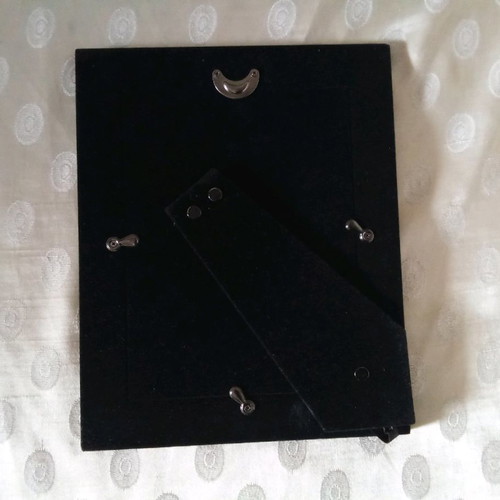 Silver photo frames used, set of 3 pieces