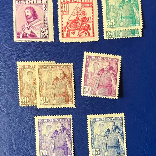 Spanish stamps set of 10, mint condition