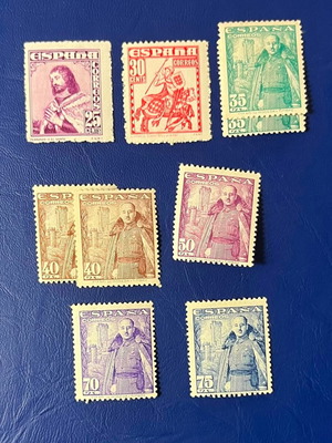 Spanish stamps set of 10, mint condition