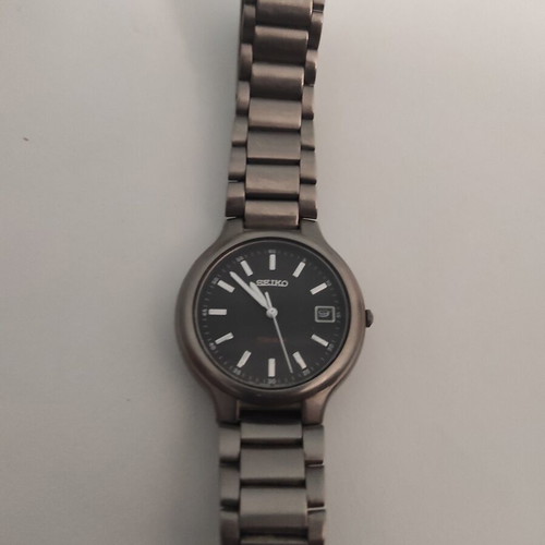 Seiko Vintage 1997 Quartz 7N42-8100 Titanium αντρικό ρολόι μεταχειρισμένο