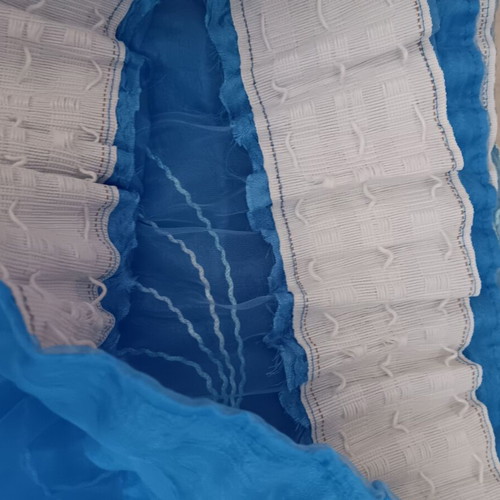 Curtains, pack of 2, blue, 2.80x2.80 m