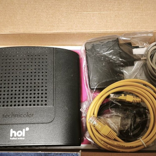 Technicolor TD5136v2 ADSL/ADSL2+ modem router used with HOL logo