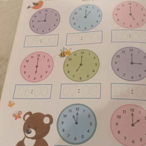 Learning Time educational activity book for children