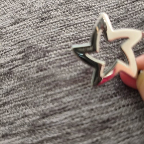 Folli Follie silver star necklace 925 with zirconia
