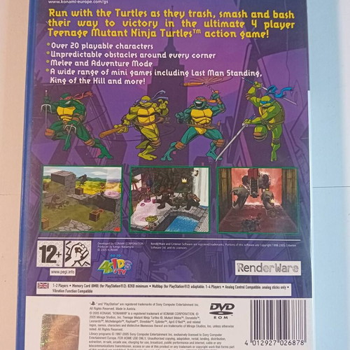 Teenage Mutant Ninja Turtles Mutant Melee PS2 game