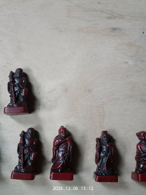 Small deity figurines used, pack of 8 made of resin