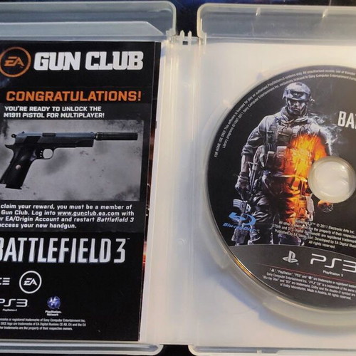 Battlefield 3 PS3 game used with complete content
