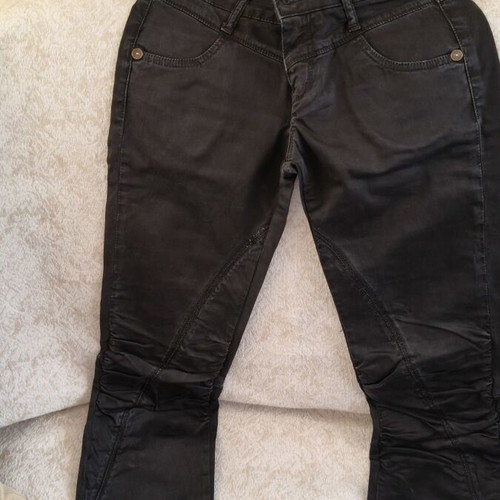 Staff Jeans & Co. women's skinny coated black pants size 26