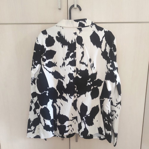 Sandro summer jacket like new, black and white, size L