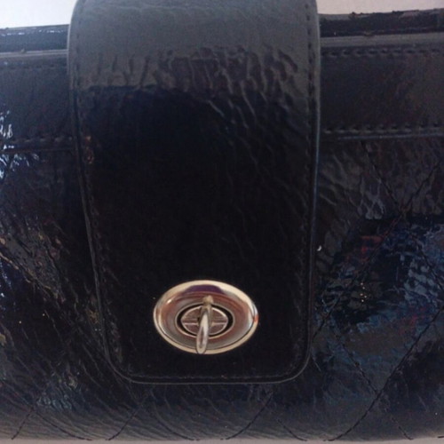 Women's black handbag with silver details, like new