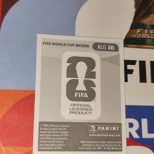 Said Benrahma World Cup 2026 Panini sticker