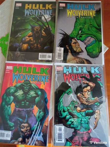  Hulk Wolverine Six Hours #1-4 (2003)Marvel set